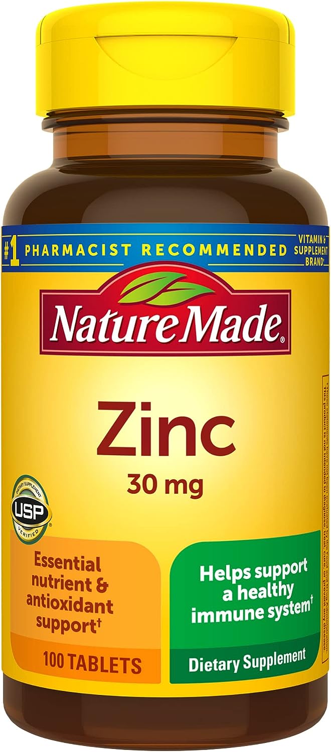 zinc supplement bottle
