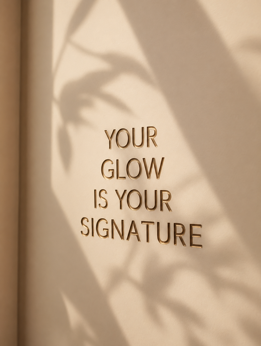 Your glow is your signature